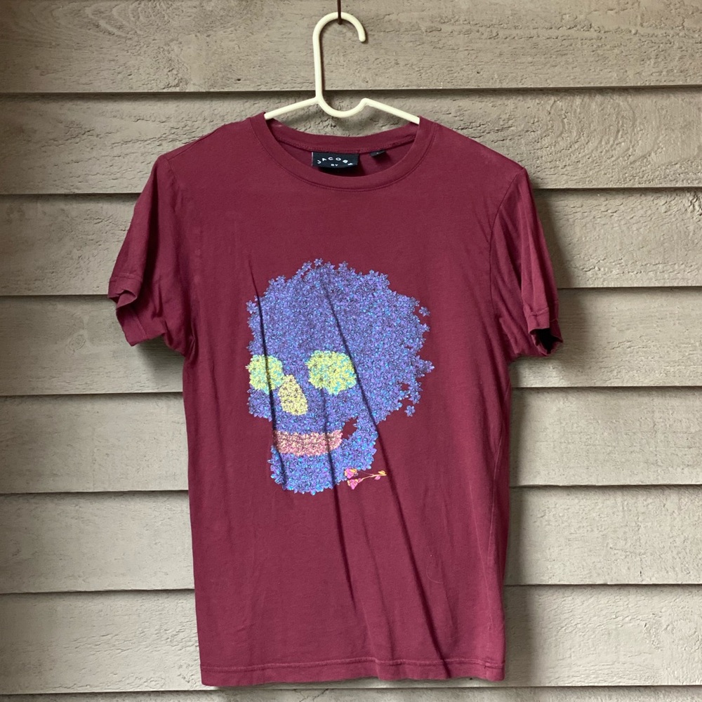 Marc Jacobs Floral Skull Tee